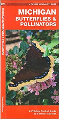 Michigan Butterflies & Pollinators: A Folding Pocket Guide to Familiar Species (Wildlife and Nature Identification)