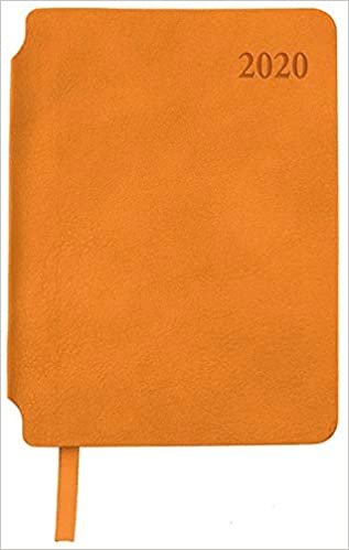 Taschenkalender A6 Soft "Orange" 2020 mit Stiftfach indir