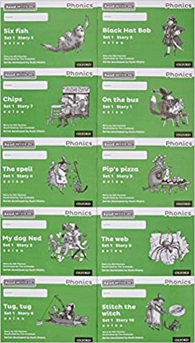 Read Write Inc. Phonics: Black and White Green Set 1 Storybooks Pack of 100