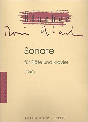 Sonate: Flöte und Klavier.
