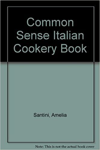 Common Sense Italian Cookery Book