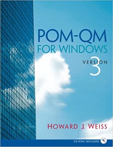 POM-QM for Windows: Version 3, Software for Decision Sciences : Quantitative Methods, Management Science, Production and Operations Management