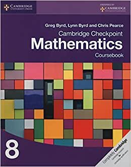 Cambridge Checkpoint Mathematics Coursebook 8 (Cambridge International Examinations)