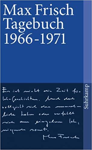 Tagebuch 1966 - 1971 (Suhrkamp Taschenbuch) indir