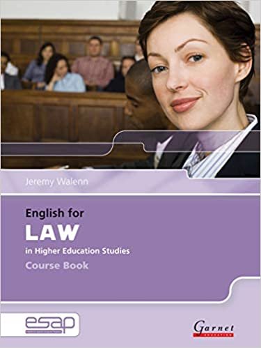 ESAP English for Law Coursebook