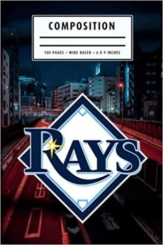 Weekly Planner Composition : Tampa Bay Rays Notebook- To My Baseball Son , To My Baseball Dad - Baseball Notebook #21 indir