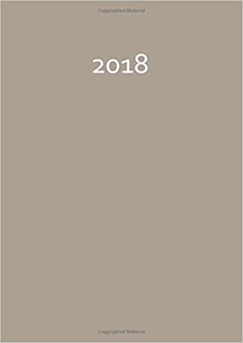 großer TageBuch Kalender 2018 - Taupe indir