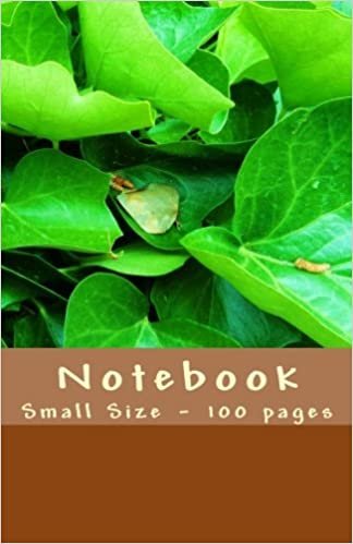 Notebook - Small Size - 100 pages: Original Design Nature 18 indir