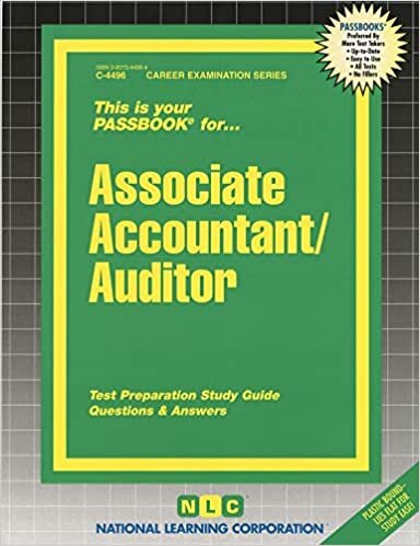 Associate Accountant/Auditor: Passbooks Study Guide (Career Examination)
