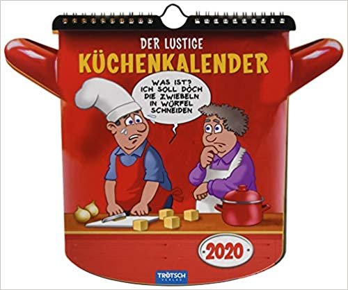 lustige Küchenkalender 2020