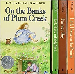 Little House 4-Book Box Set: Little House in the Big Woods, Farmer Boy, Little House on the Prairie, On the Banks of Plum Creek