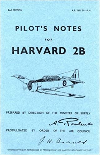 Air Ministry Pilot's Notes: North American Harva
