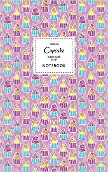 Cupcake Notebook - Ruled Pages - 5x8 - Premium: (Pink Edition) Fun notebook 96 ruled/lined pages (5x8 inches / 12.7x20.3cm / Junior Legal Pad / Nearly A5)