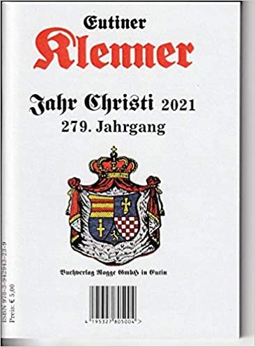 Eutiner Klenner 2021: 279. Jahrgang