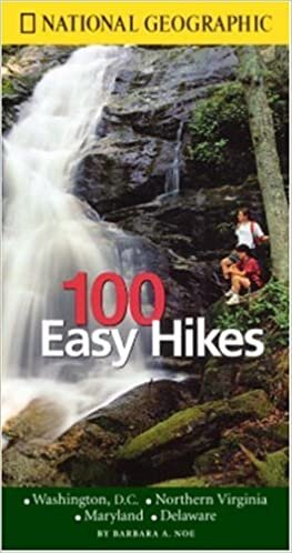 National Geographic Guide to 100 Easy Hikes: Washington DC, Virginia, Maryland, Delaware indir