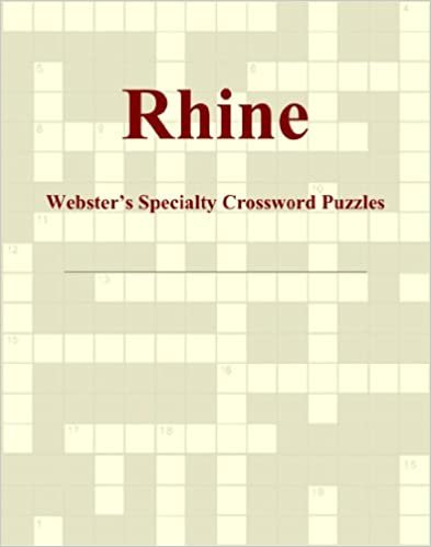 Rhine - Webster's Specialty Crossword Puzzles