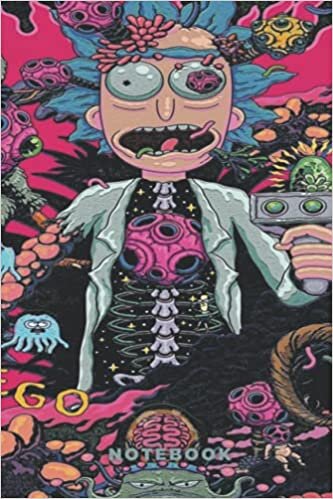 Rick & Morty Notebook: Lined Journal/Notebook/Diary/College Ruled Lined Pages - Size (6 x 9 inches)