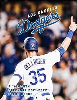 Los Angeles Dodgers 2021-2022: Monthly Planner Supplies With MLB, Sports Poster Calendar For Fans Home, Desk Supplies