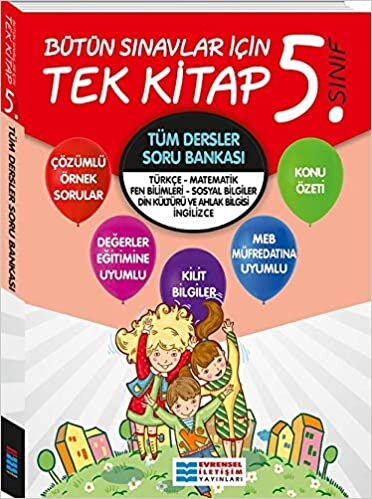 Evrensel 5. Sınıf Tüm Dersler Soru Bankası Tek Kitap-YENİ