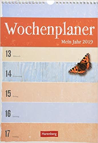 Wochenplaner Mein Jahr - Kalender 2019 indir