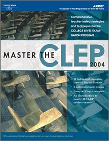Master the CLEP 2004 (Arco Academic Test Preparation Series)