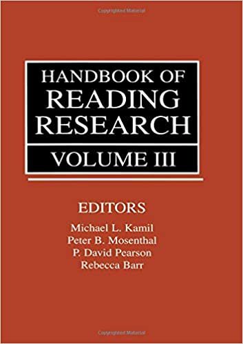 Handbook of Reading Research: v. 3 (Handbook of Reading Research) indir