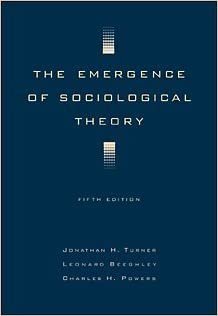 The Emergence of Sociological Theory indir