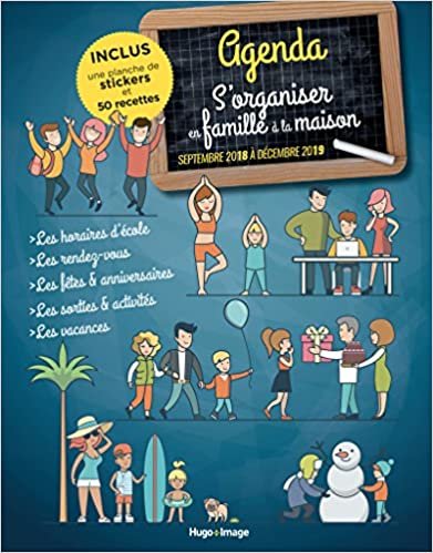 Agenda s'organiser en famille à la maison de Septembre 2018 à Décembre 2019 indir