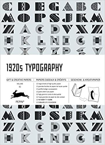 1920s Typography: Gift & Creative Paper Book Vol. 91 (Multilingual Edition) (Gift & creative papers (91)) indir