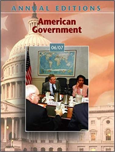 Annual Editions: American Government 06/07 indir