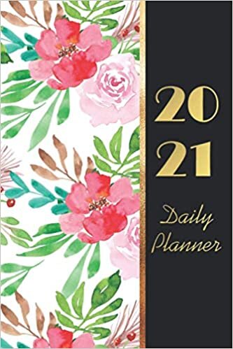 2021 Daily Planner: 12 Months Daily Agenda Schedule Hourly & To Do List|12 Months Daily Purse Calendar 2021 Floral Design|Floral Cover Daily Purse ... Daily Planner 2021 For Purse Floral Cover