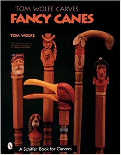 TOM WOLFE CARVES FANCY CANES (Schiffer Book for Carvers) indir