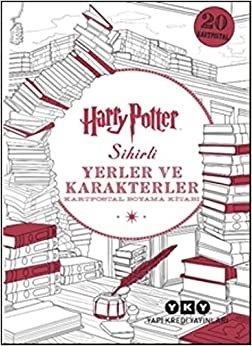 Harry Potter Sihirli Yerler ve Karakterler: Kartpostal Boyama Kitabı