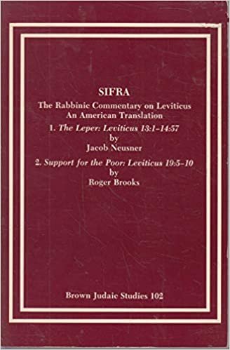 Sifra: The Rabbinic Commentary on Levitics (Brown Judaic Studies, Band 102)