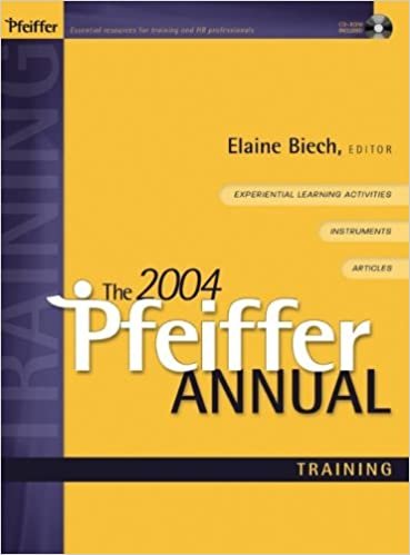 The 2004 Pfeiffer Annual: Training: Training v. 1