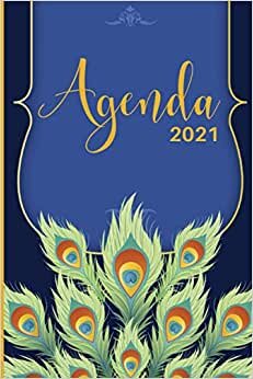 Agenda 2021: Agenda de 12 Meses con una Semana por Página, Tapa Blanda | Organizador semanal 2021 pared | Planificador semanal 2021 escritorio | ... | Tamaño de 15 x 23 cm | Cubierta floral