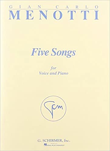 Five Songs: Voice and Piano