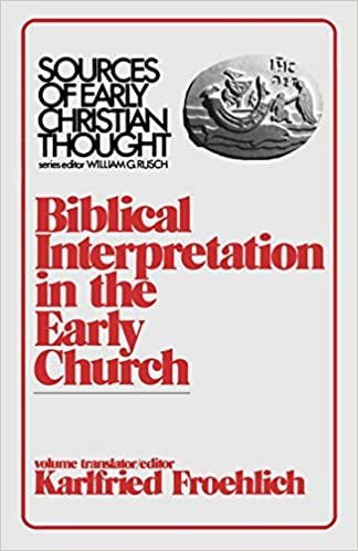 Biblical Interpretation in the Early Church (Sources of Early Christian Thought)