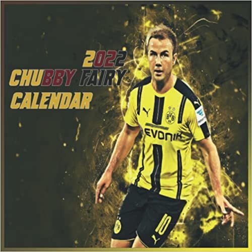Chubby Fairy 2022 Calendar: 8,5 x 8,5 inch monthly square calendar - Perfect for organising & Planning - Soccer - Football fans .