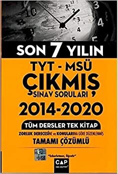 Çap Yayınları TYT MSÜ Tüm Dersler Tek Kitap Tamamı Çözümlü Çıkmış Sınav Soruları