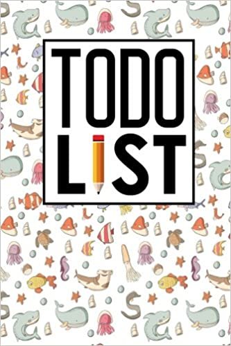 To Do List: Checklist Book, To Do Book, Daily Task Tracker, To Do List Notebook Paperback, Agenda Notepad For Men, Women, Students & Kids, Cute Sea Creature Cover: Volume 74 (To Do List Notebooks)