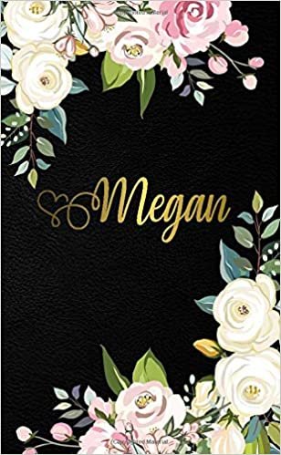 Megan: Pretty 2020-2021 Two-Year Monthly Pocket Planner & Organizer with Phone Book, Password Log & Notes | 2 Year (24 Months) Agenda & Calendar | Floral & Gold Personal Name Gift for Girls & Women