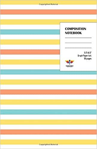 LUOMUS Graph Paper 4x4 Composition Notebook | 5.5 x 8.5 inches | 50 pages (Vol. 1): Note Book for drawing, writing notes, journaling, doodling, list ... writing, school notes, and capturing ideas indir