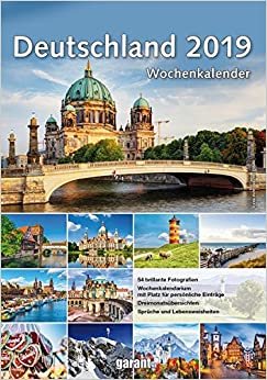 Wochenkalender Deutschland 2019
