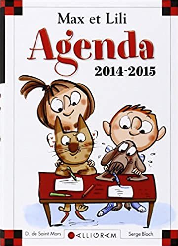 Agenda Max et Lili 2014-2015
