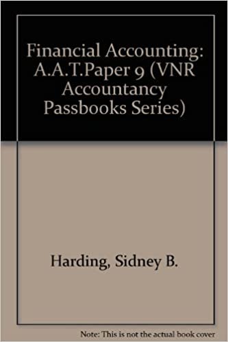Financial Accounting Aat Paper 9 (Vnr Accountancy Passbooks)