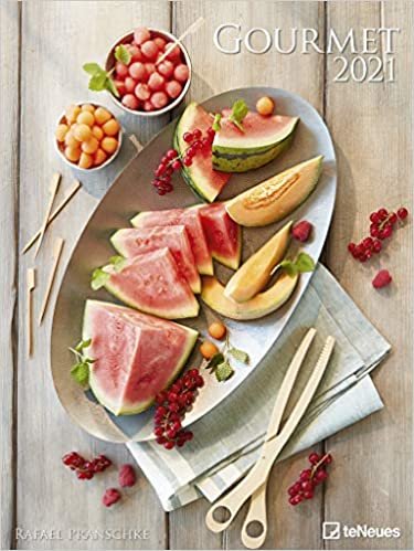 Gourmet 2021 - Foto-Kalender - Poster-Kalender - 48x64 - Rezepte - Küche indir