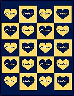 CADEN: Beautiful Caden Present - Perfect Personalized Caden Gift (Caden Notebook / Caden Journal)