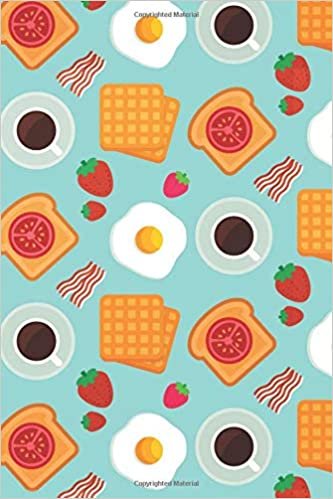 Breakfast Food: 6x9 Lined Writing Notebook Journal, 120 Pages
