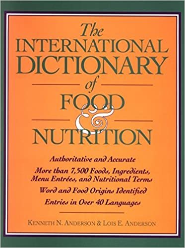 The International Dictionary of Food & Nutrition